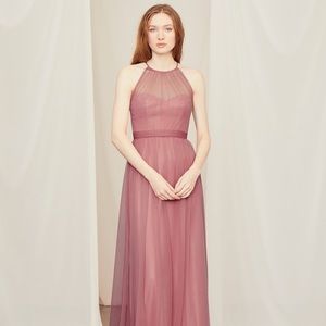 Amsale Aliki Dress- G980U - Hunter Green